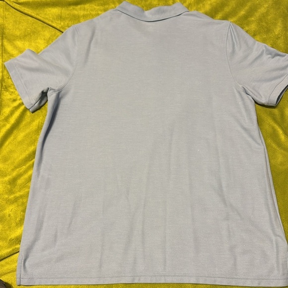 2 pm Sonoma Mens Polo XL Blue and Yellow Short Sleeve Cotton Life Style Casual - Picture 4 of 8